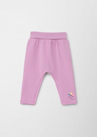 s.Oliver Leggings mit Print-Detail - rosa