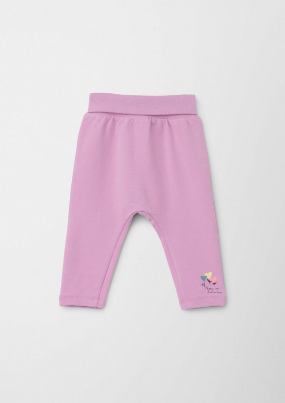 s.Oliver Leggings mit Print-Detail - rosa