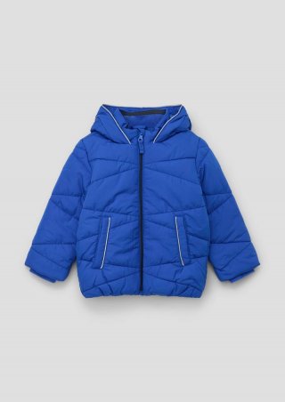 s.Oliver Steppjacke mit Print-Detail - royalblau