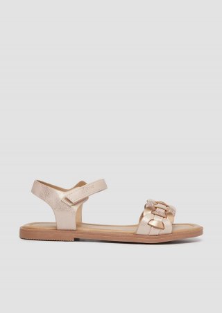 s.Oliver Sandalen mit Klettverschluss - roségold