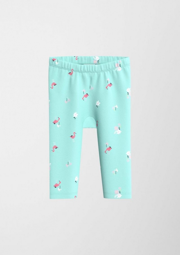 s.Oliver Leggins aus Baumwollstretch - türkis