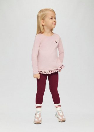 s.Oliver Leggings aus Thermofleece - bordeaux