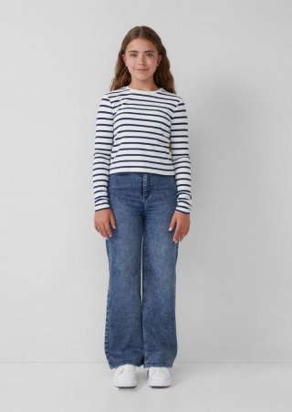 s.Oliver Jeans / Regular Fit / High Rise / Wide Leg - blau