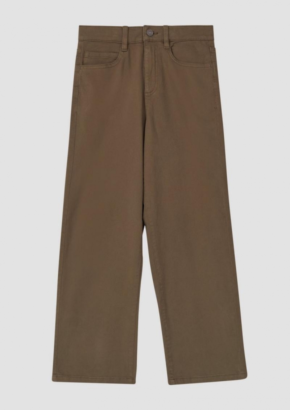 s.Oliver Hose Baggy / Relaxed Fit / Mid Rise / Wide Leg - dunkelbraun