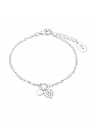 s.Oliver Armband 'Herz' aus Silber - silber
