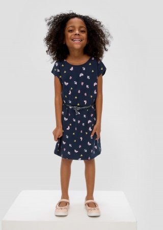 s.Oliver Minikleid mit All-over-Print - navy