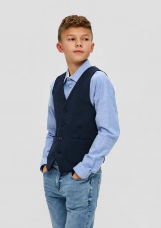 s.Oliver Weste aus Baumwollmix - navy