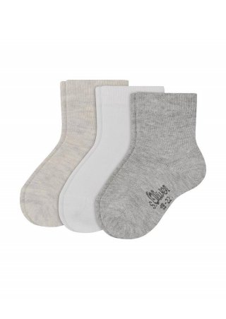s.Oliver 3er-Pack Socken - hellgrau