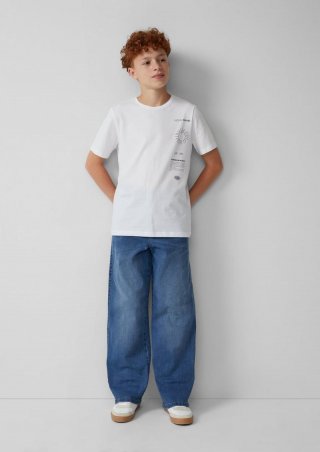 s.Oliver Jeans Baggy / Relaxed Fit / Mid Rise / Wide Leg - blau