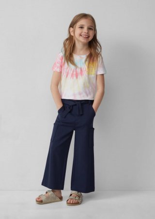 s.Oliver Hose aus Viskosemix mit Wide-Leg - navy
