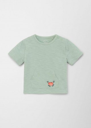 s.Oliver T-Shirt aus Baumwolljersey - ozeangrün