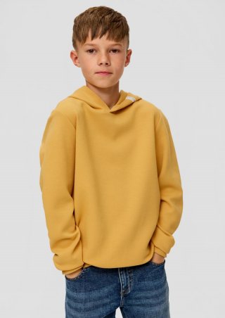 s.Oliver Sweatshirt mit Kapuze - honiggelb