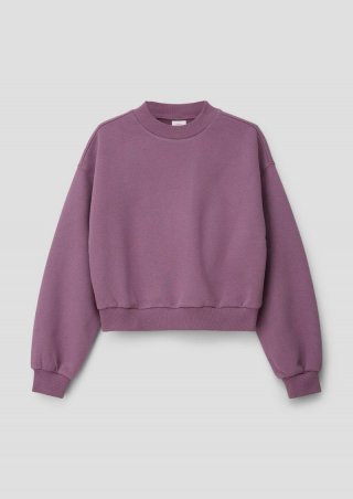 s.Oliver Sweatshirt mit Rückenprint - lavendel