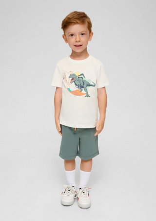 s.Oliver T-Shirt aus reiner Baumwolle - weiß