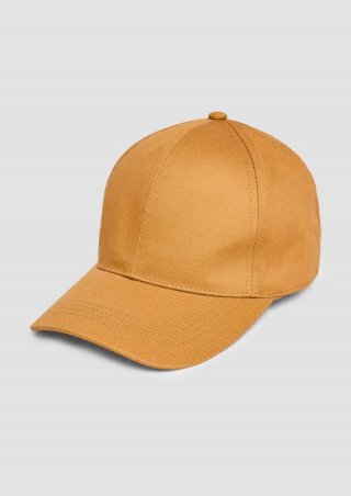 s.Oliver Kappe mit rückseitiger Stickerei - senf