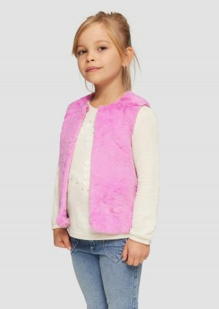 s.Oliver Weste aus Webpelz - pink