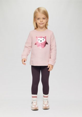 s.Oliver Leggings aus Thermofleece - aubergine