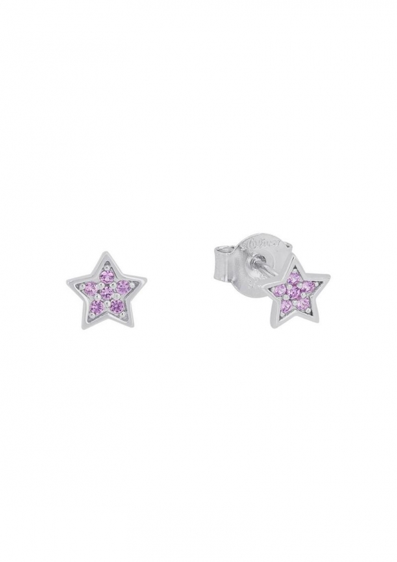 s.Oliver Ohrstecker mit Stern-Motiv - rosa
