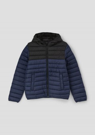 s.Oliver Steppjacke mit Kapuze - navy