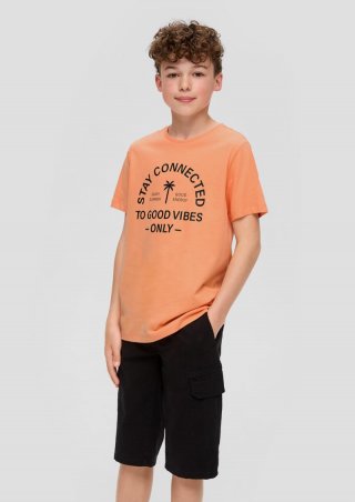 s.Oliver T-Shirt mit Frontprint - mango