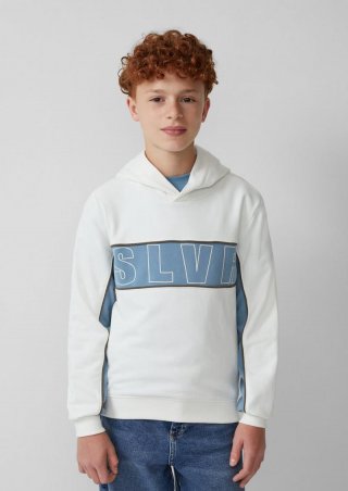 s.Oliver Sweatshirt mit Schriftprint - creme