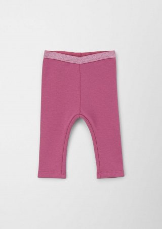 s.Oliver Leggings mit glitzerndem Elastikbund - pink
