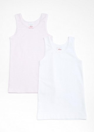 s.Oliver 2er-Pack Jersey-Tops - pink