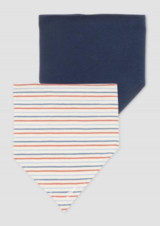 s.Oliver Dreieckstuch im Doppelpack - navy