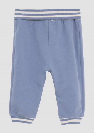 s.Oliver Jogpants im Loose Fit mit Rippblende - blassblau