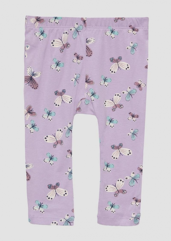 s.Oliver Leggins mit All-over-Print - lavendel