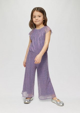 s.Oliver Festiver Chiffon-Overall mit Wide Leg - lila