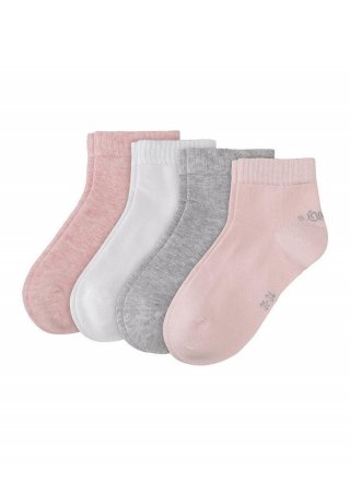 s.Oliver Socken im 4er-Pack - altrosa