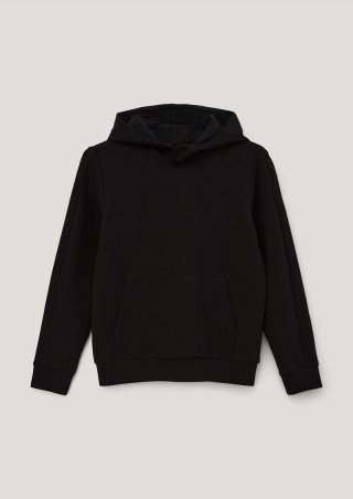 s.Oliver Sweatshirt mit Kapuze - schwarz