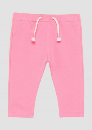 s.Oliver Weiche Jogpants aus Baumwollstretch mit elastischem Bund - pink