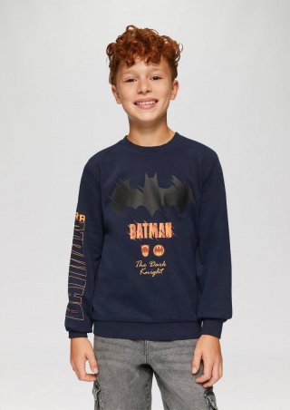s.Oliver Sweatshirt mit Batman®-Print - navy