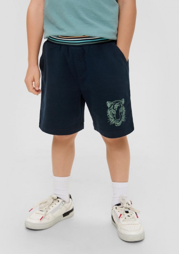s.Oliver Loose: Hose aus Baumwollmix - navy