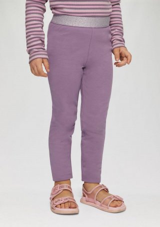 s.Oliver Leggings mit Glitzerbund - flieder