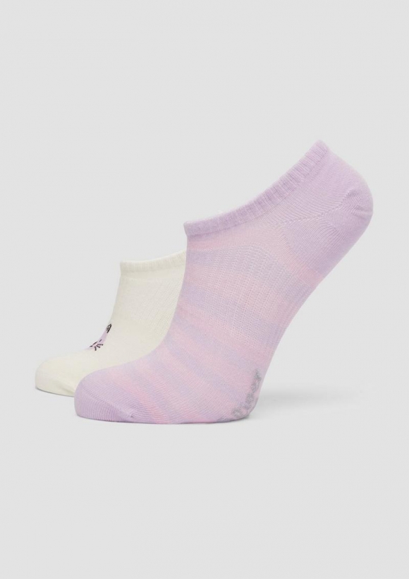 s.Oliver Sneakersocken im 2er-Pack - flieder