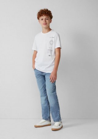 s.Oliver Jeans Pete / Regular Fit / Mid Rise / Straight Leg / Waschung - blau