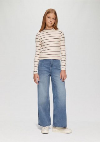s.Oliver Jeans / Regular Fit / Super High Rise / Wide Leg - blau