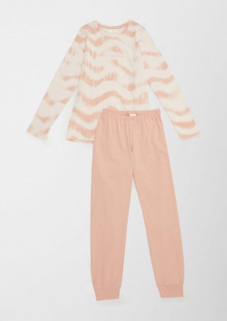 s.Oliver Pyjama mit Muster - pfirsich
