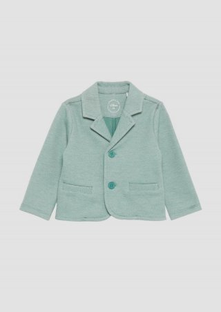 s.Oliver Festiver Blazer aus strukturierter Sweatware - minze