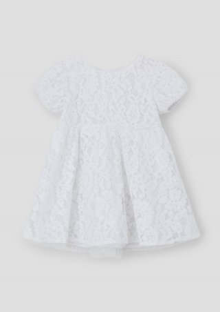 s.Oliver Kleid mit Spitze - weiß