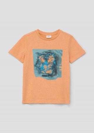 s.Oliver T-Shirt mit Frontprint - mango