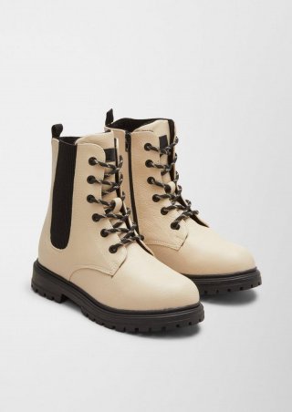 s.Oliver Stiefel mit Teddyfutter - beige