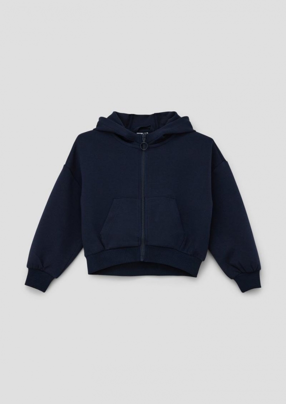 s.Oliver Kapuzensweatshirt im Loose Fit - navy