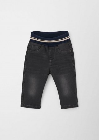 s.Oliver Jeans / Regular Fit / High Rise / Straight Leg - graphit