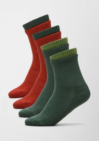 s.Oliver Socken im 4er-Pack - tannengrün