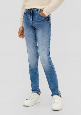 s.Oliver Ankle-Jeans Suri / Regular Fit / High Rise / Slim Leg - blau