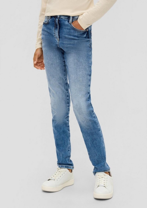 s.Oliver Ankle-Jeans Suri / Regular Fit / High Rise / Slim Leg - blau